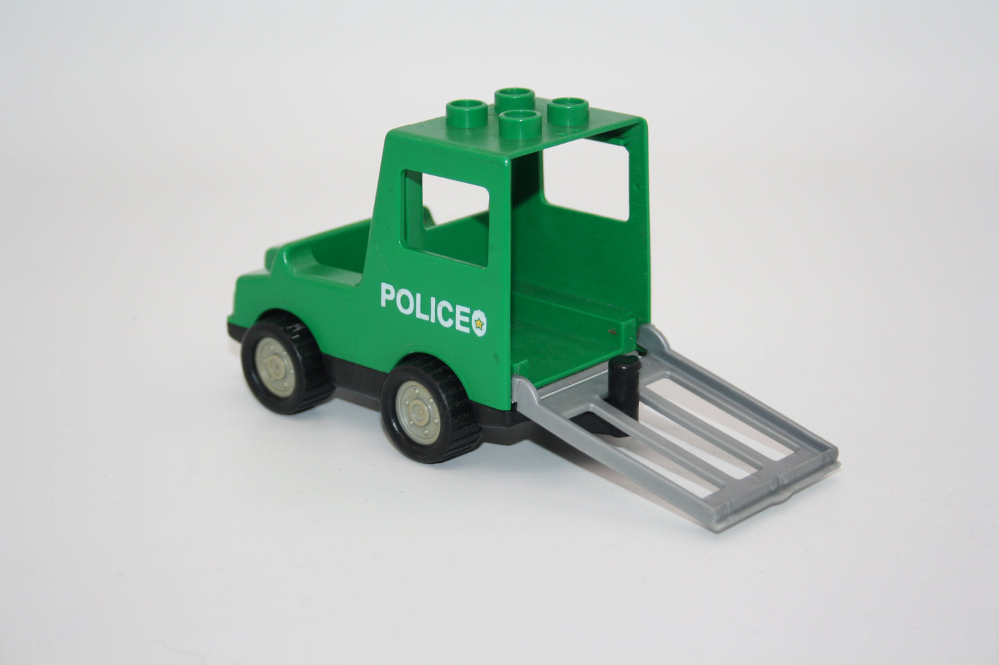 Duplo - Retro/Vintage Kastenwagen/Gefangenentransporter - grün - Polizei - Auto/PKW - Fahrzeuge