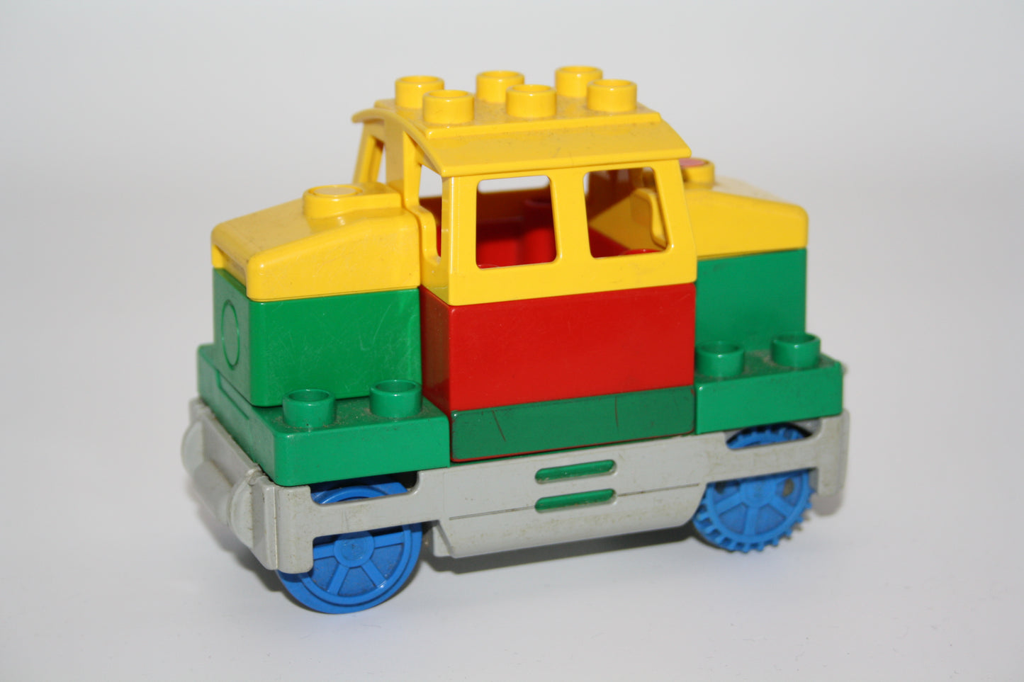 Duplo - Alte Diesellok/E-Lok - Batteriebetrieben - grün - Eisenbahn - Loks
