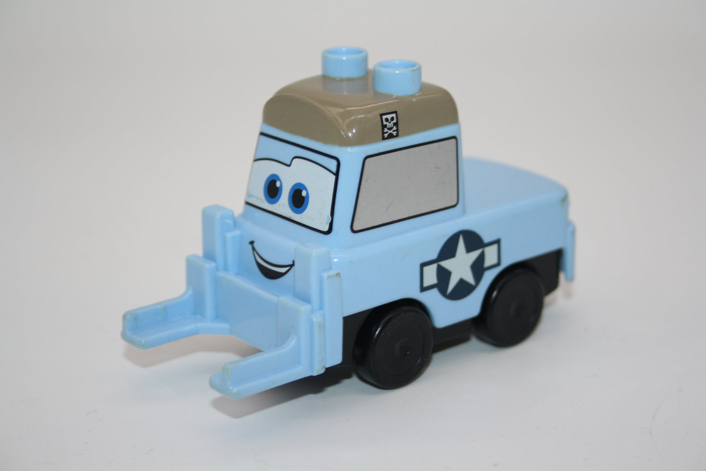 Duplo - Stapler Guido - Disney Cars - hellblau - Auto/PKW - Fahrzeuge