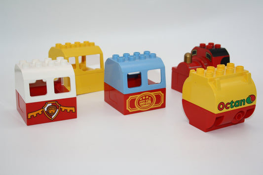 Duplo - Kabinen & Tanks (für 4x8 Wagons) - vers. Farben - Eisenbahn