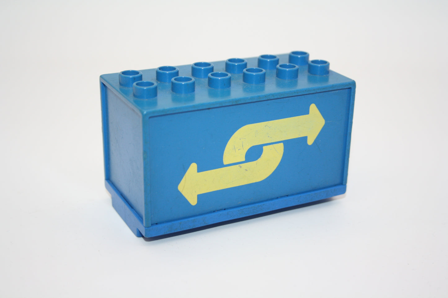 Duplo - Retro/Vintage LKW Container Aufsatz - blau - Fahrzeuge - Ersatzteil