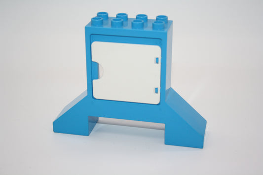 Duplo - Riesenrad Stütze/Stromkasten - blau - Ersatzteile