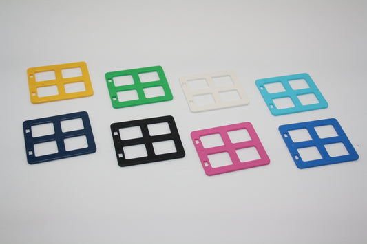 Duplo - Fenstereinsätze/Fensterläden - gerade - versch. Farben - Ersatzteile/Einsätze