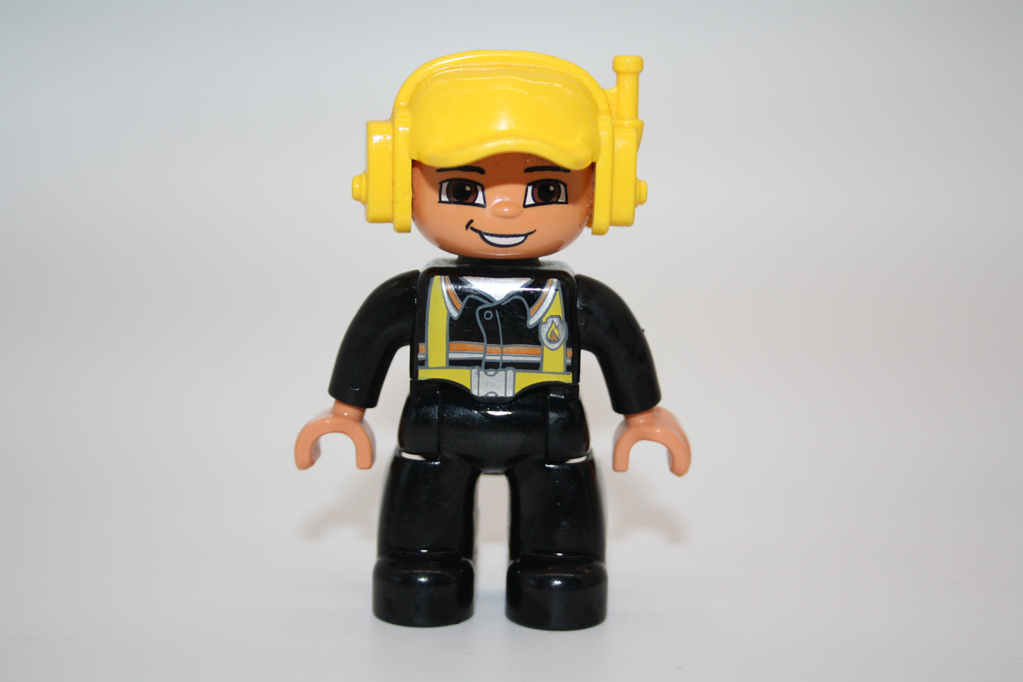 Duplo - Feuerwehrmann Pilot - gelber Helm - Feuerwehr - Figur
