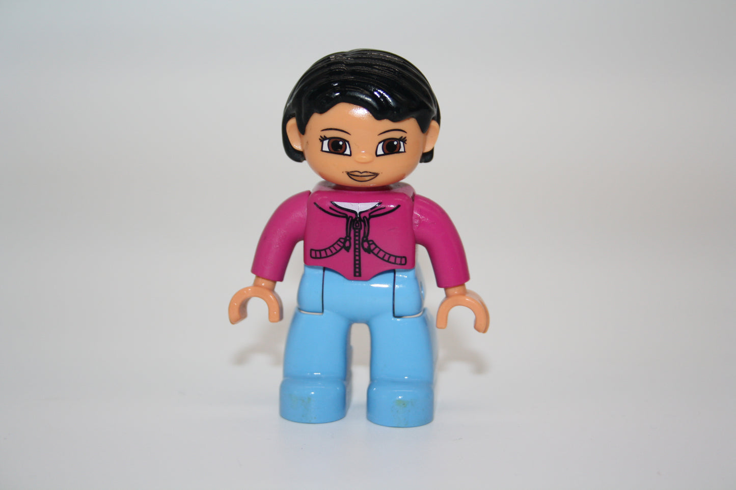 Duplo - Frau - blaue Hose/pinkes Oberteil/Jacke - Dagmar - Figur