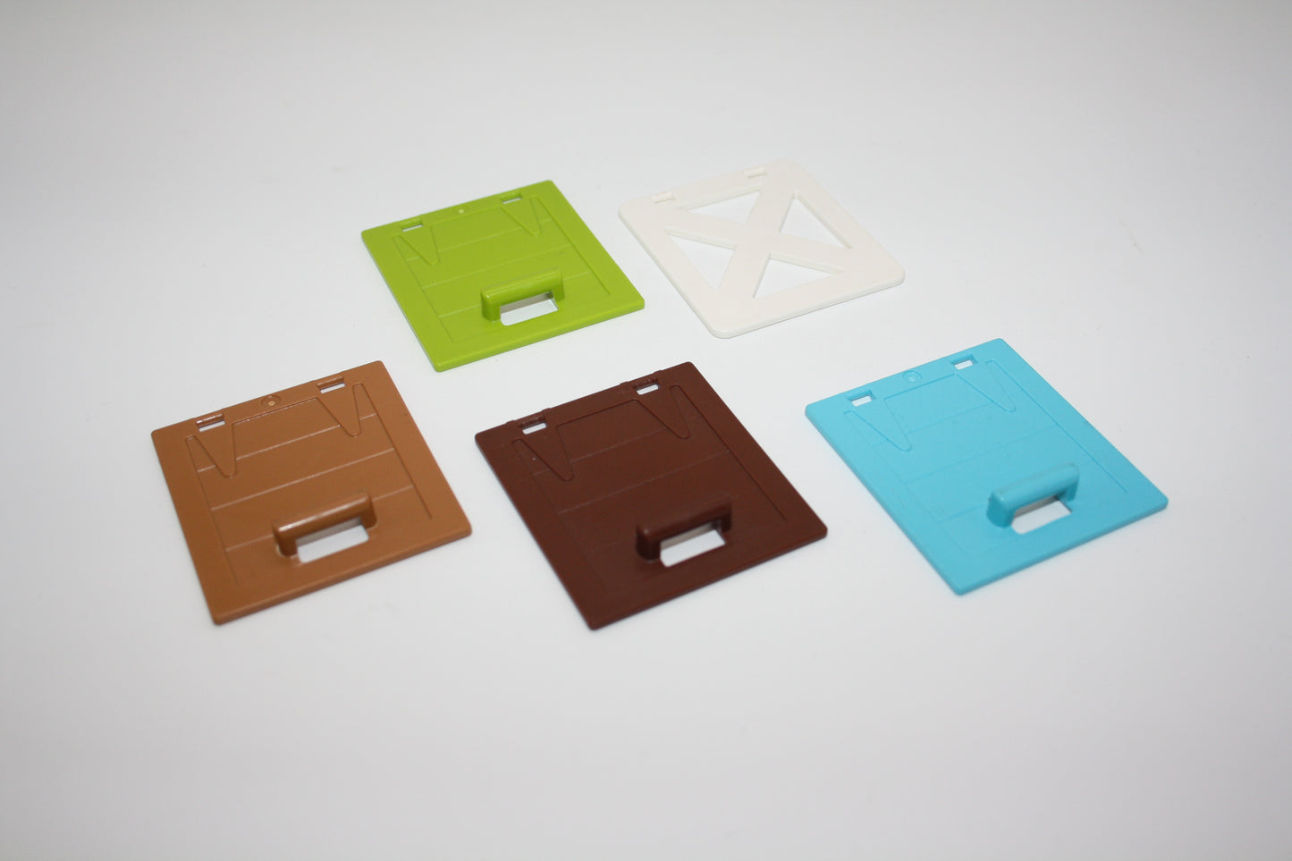 Duplo - Fenstereinsätze/Fensterläden - scheune/holz - versch. Farben - Ersatzteile/Einsätze