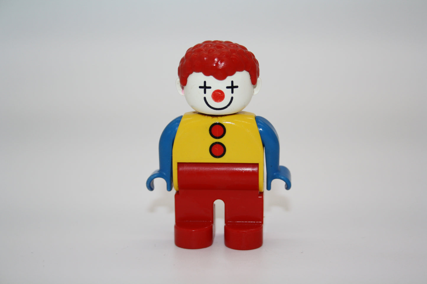 Duplo - Zirkus Clown alt - rote Hose/gelbes Oberteil mit blauen Ärmeln - Mann - Figur