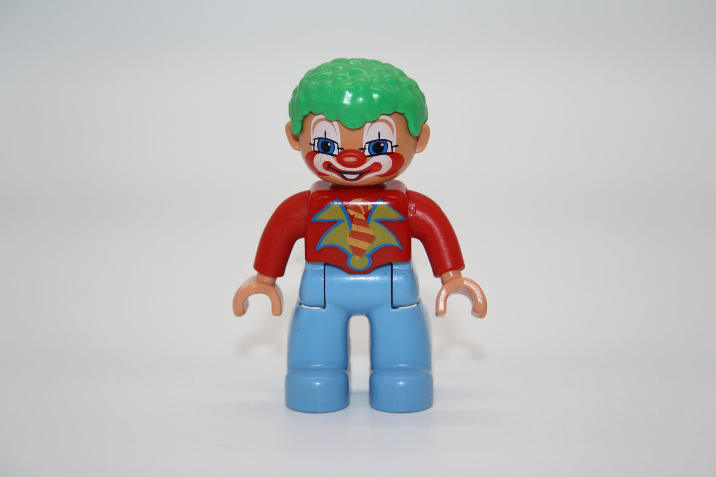 Duplo - Zirkus Clown - hellblaue Hose/rotes Oberteil - Mann - Figur