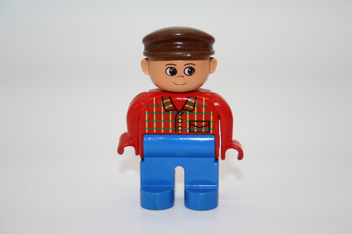Duplo - Bauer - Landwirt - blaue Hose/rotes Hemd - Mann - Figur