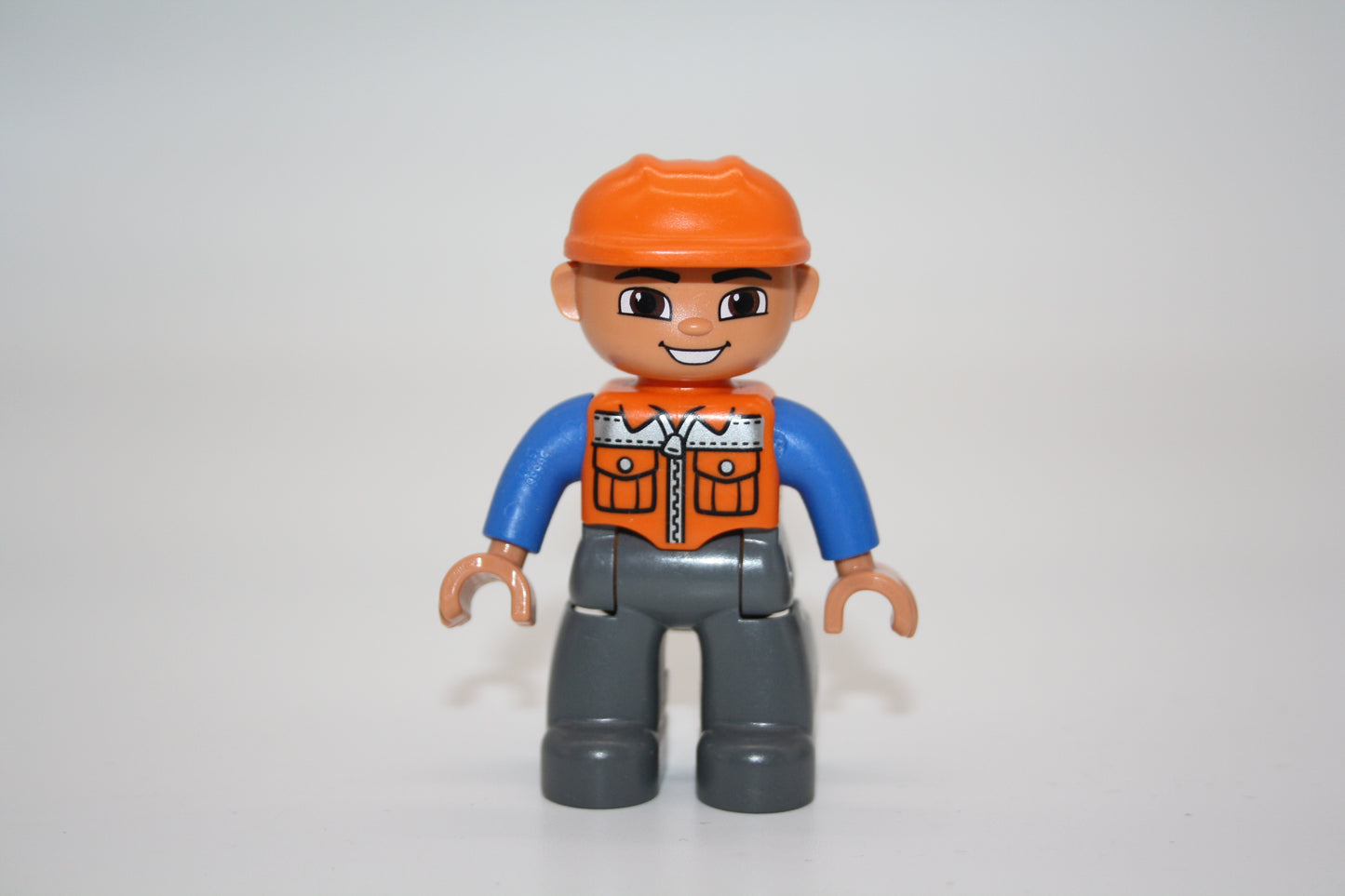 Duplo - Bauarbeiter - blaue Ärmel  - Mann - Figur