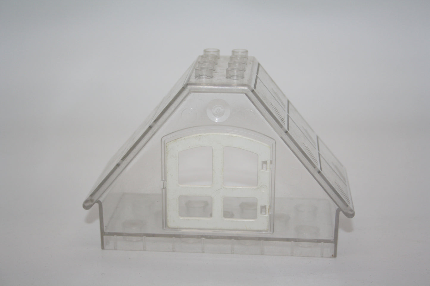 Duplo - Gewächshaus/Gartenschuppen/Spitzdach - transparent - große Teile