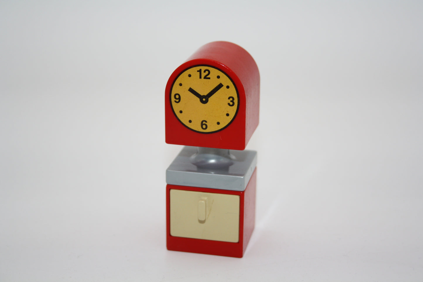 Duplo - Nachttisch mit Wecker/Uhr - Zusammengebaut