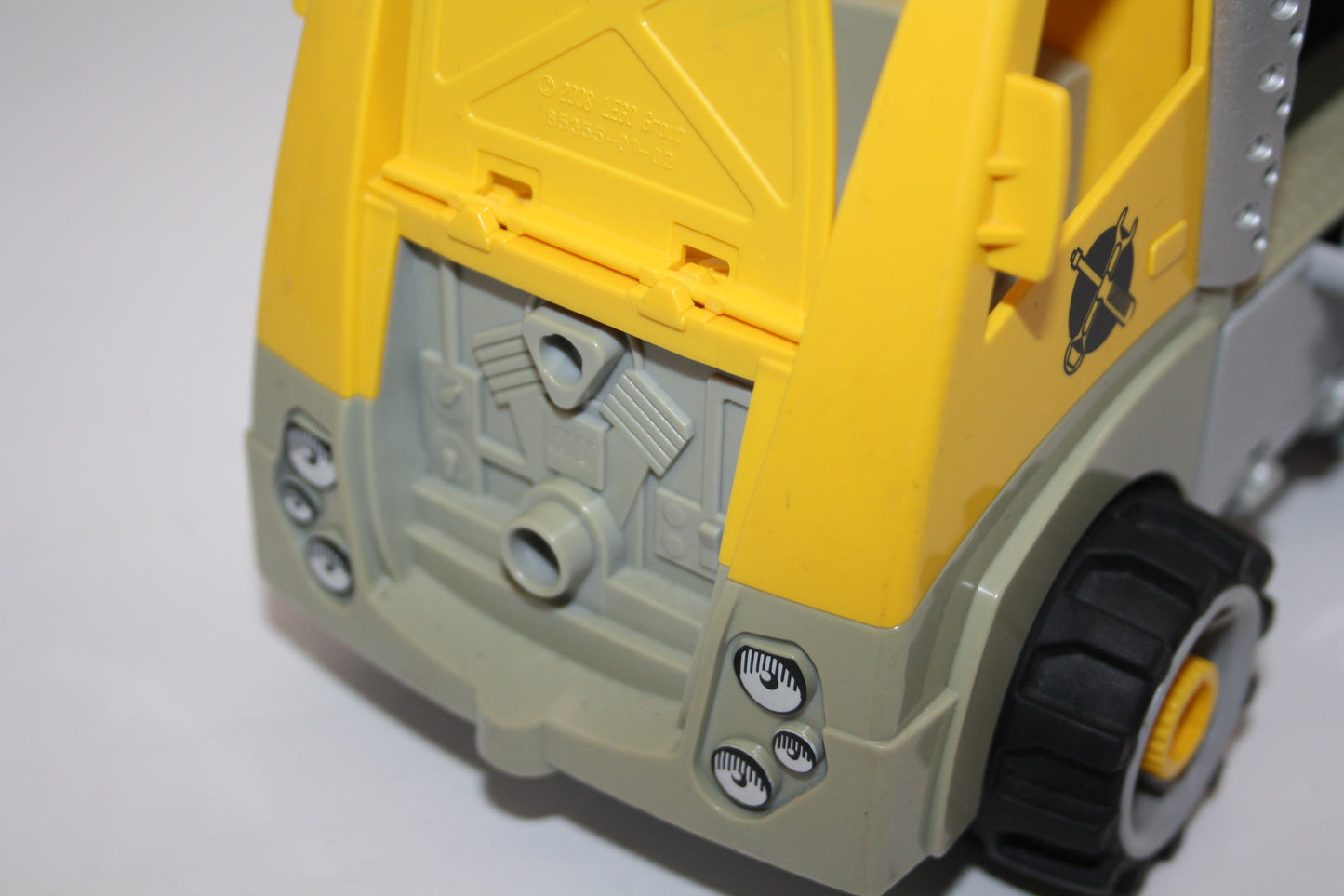 Duplo Toolo - Abschleppwagen mit Montierbaren Rädern & Seilwinde - gelb-grau - LKW/Lastwagen - Fahrzeuge