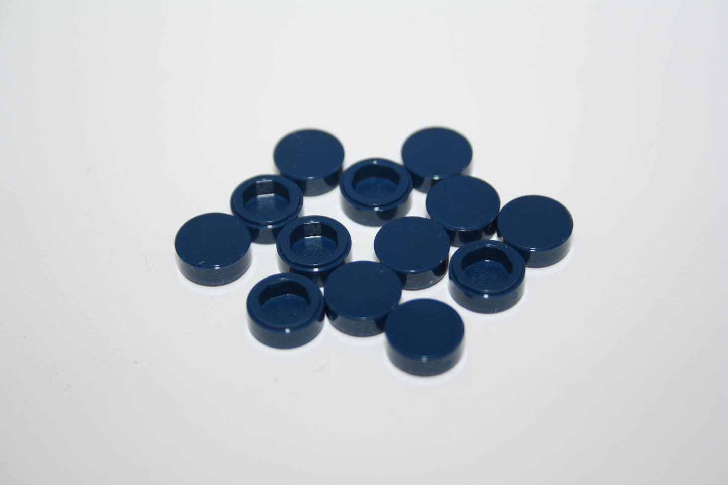 LEGO® - 1x1 Fliese rund/tile round - dunkelblau/dark blue - 98138 - Grünzeug 6x-500x Sparpaket