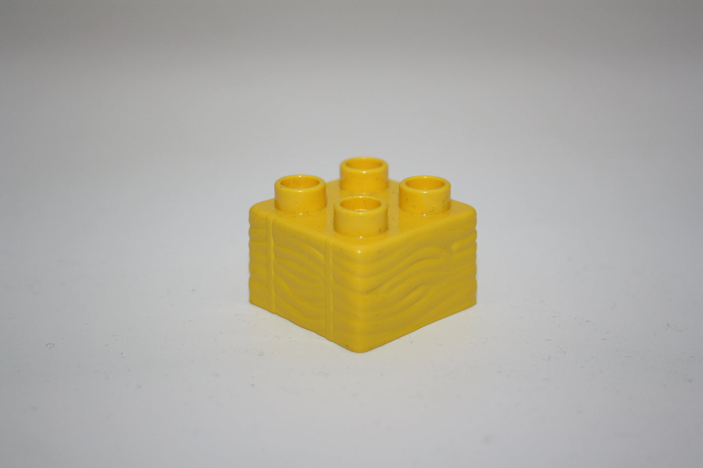 Duplo - 4er Stein als Strohballe - gelb - Motivstein