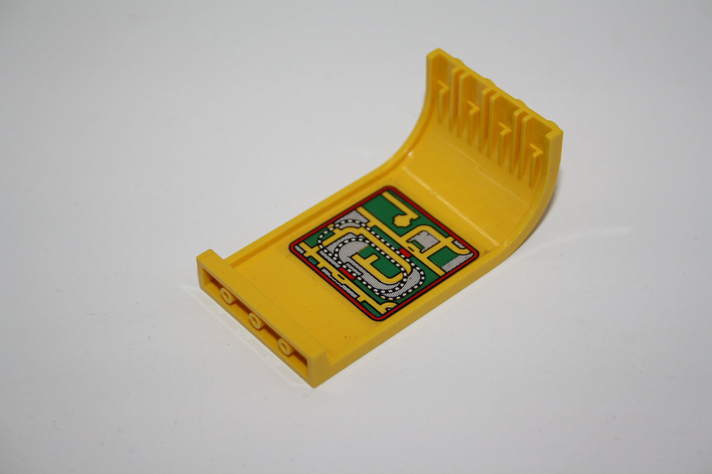 LEGO® System - Panel mit Shuttle Routenplan / Curved Top with Shuttle Route Map - gelb - 3x4x6 - 2571pb02 - aus 6399 Airport Schuttle