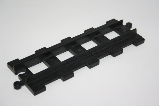 Duplo - Gerades Gleis - schwarz - Schienen - Eisenbahn