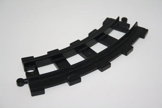 Duplo - Kurve/Gebogenes Gleis - schwarz - Schienen - Eisenbahn