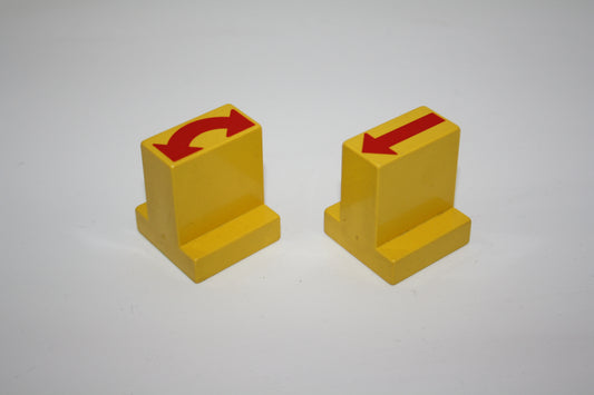 Duplo - Stellstein für Weichen & Wendeplatte/Halteplatte - Schienen - Eisenbahn