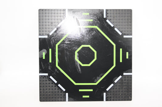 LEGO® - 32x32 Straßenplatte Landeplatz m. Achteckmuster - schwarz - 6099p02 - Platten - Base Plate