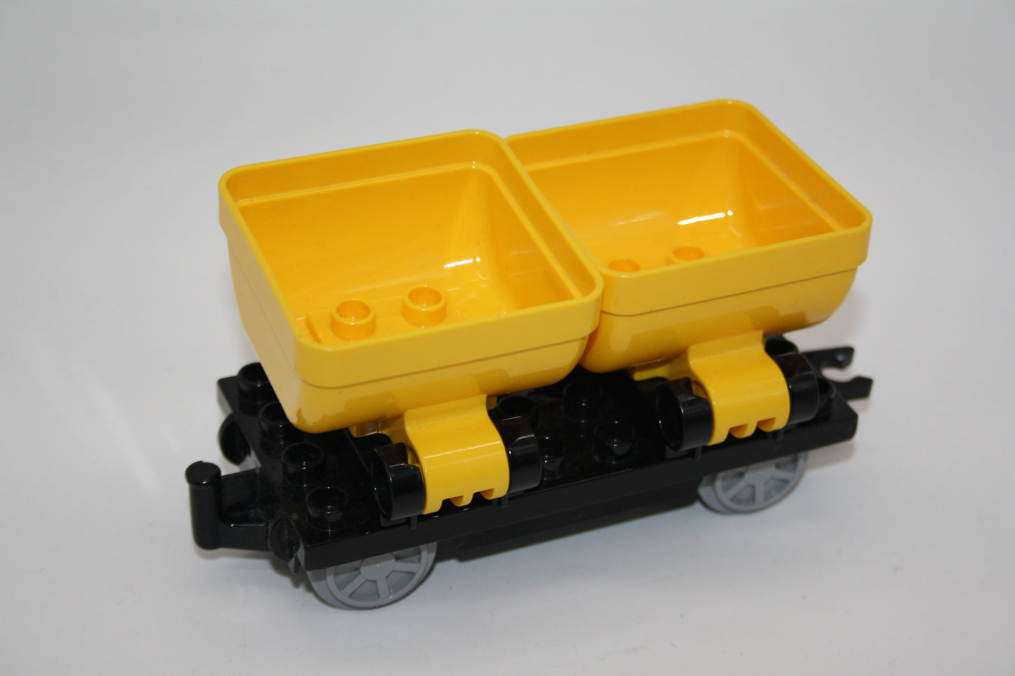 Duplo - Kipper/Kippwaggon/Kipplore - schwarz/gelb - Eisenbahn - Wagon/Waggon