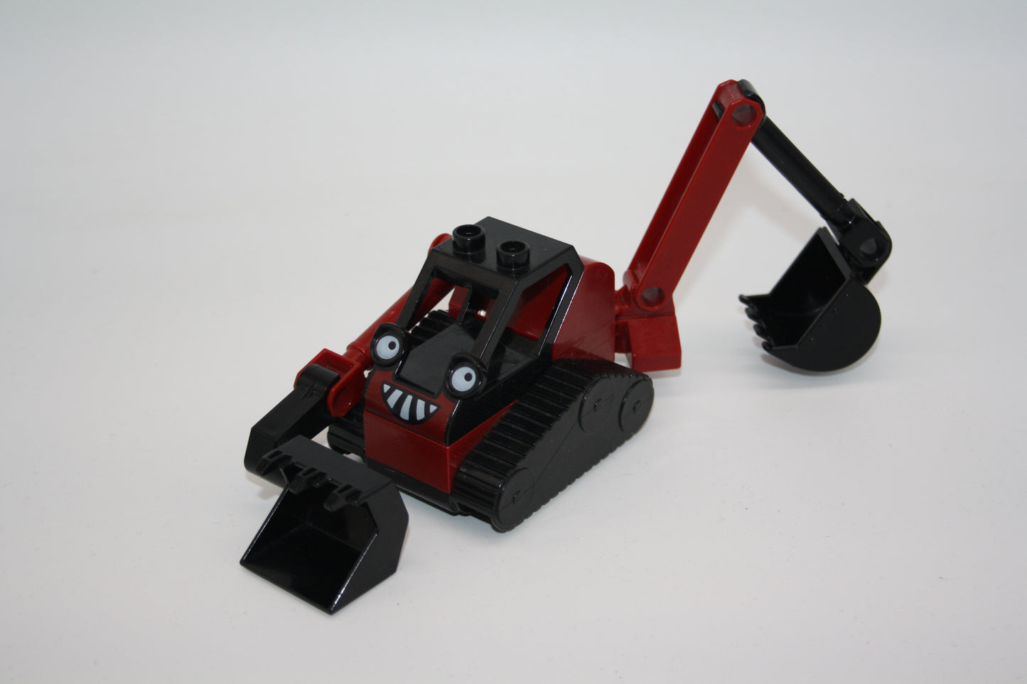 Duplo - Benny aus Bob der Baumeister - dunkelrot - Bagger - LKW/Lastwagen - Fahrzeuge