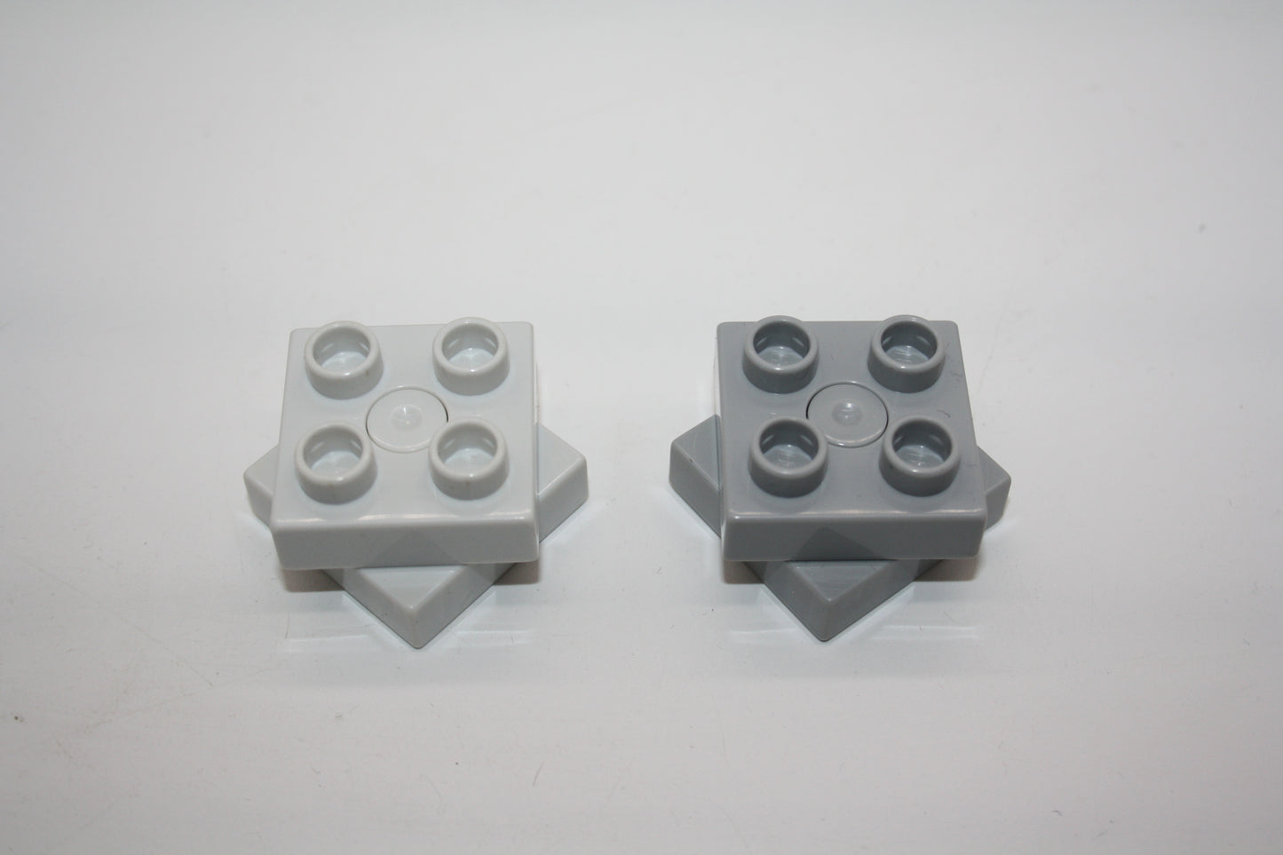 Duplo - Drehstein eckig - versch. Grautöne - Ersatzteile - Zubehör