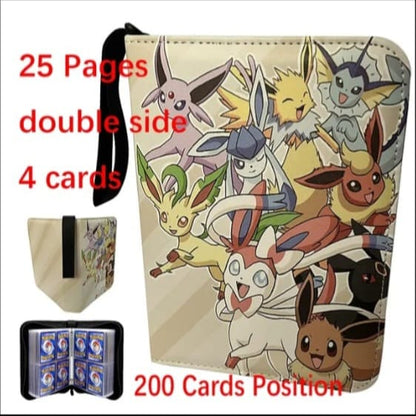 Pokémon - Evoli & Entwicklungen - Sammelmappe für Pokémon Katzen - für 200 Karten