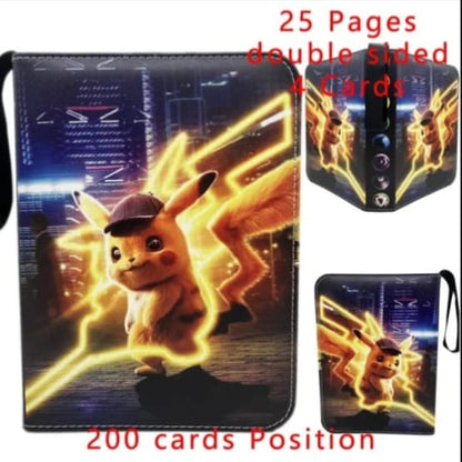 Pokémon - Pikachu - Sammelmappe für Pokémon Karten - für 200 Karten