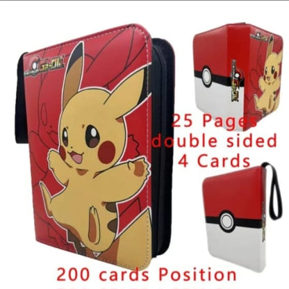 Pokémon - Pikachu - Sammelmappe für Pokémon Karten - für 200 Karten