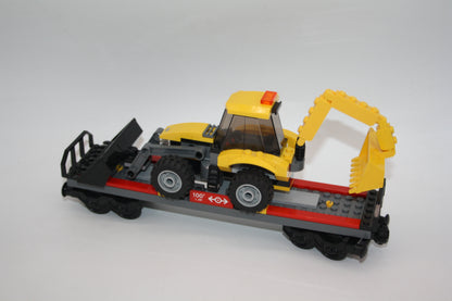 LEGO® City/Eisenbahn Set - 60098 Schwerlastzug - Waggon/Wagon - inkl. BA