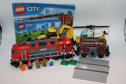 LEGO® City/Eisenbahn Set - 60098 Schwerlastzug - Waggon/Wagon - inkl. BA