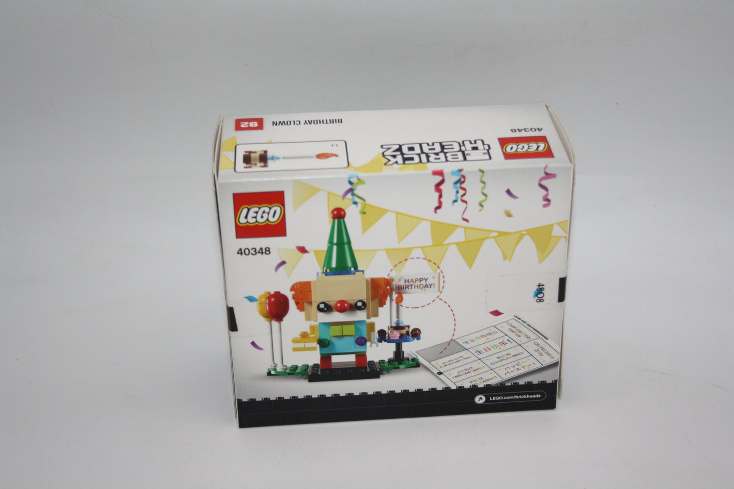 LEGO® BrickHeadz Set - 40348 Geburtstagsclown - Neu/ungeöffnet