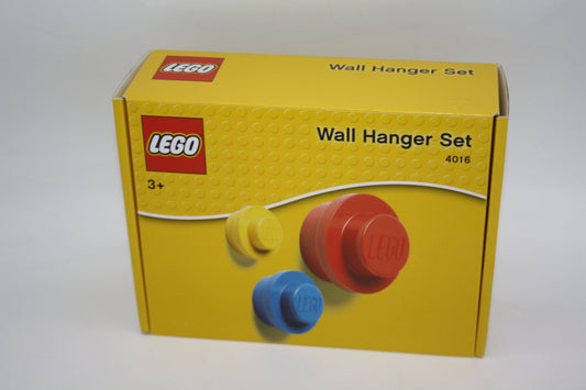 LEGO® - 5005906 Wandhaken-Set in Rot, Blau und Gelb - neu/ungeöffnet