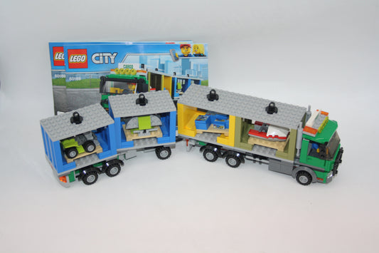 LEGO® Eisenbahn/City - LKW mit Containern - aus 60169 - LOK/Wagon - inkl. BA