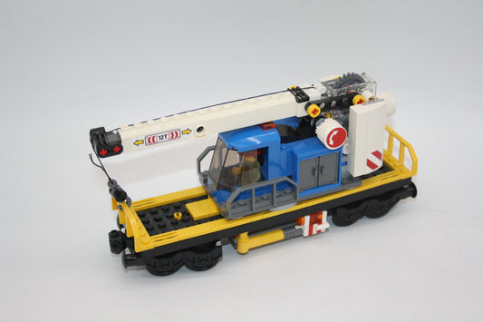 LEGO® Eisenbahn - Kranwagen/Kranwagon - aus 60198 - LOK/Wagon