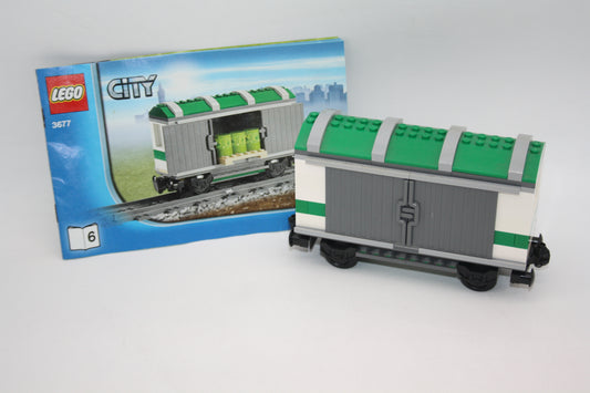 LEGO® Eisenbahn - Güterwagen/Güterwaggon - aus 3677 - LOK/Wagon - inkl. BA