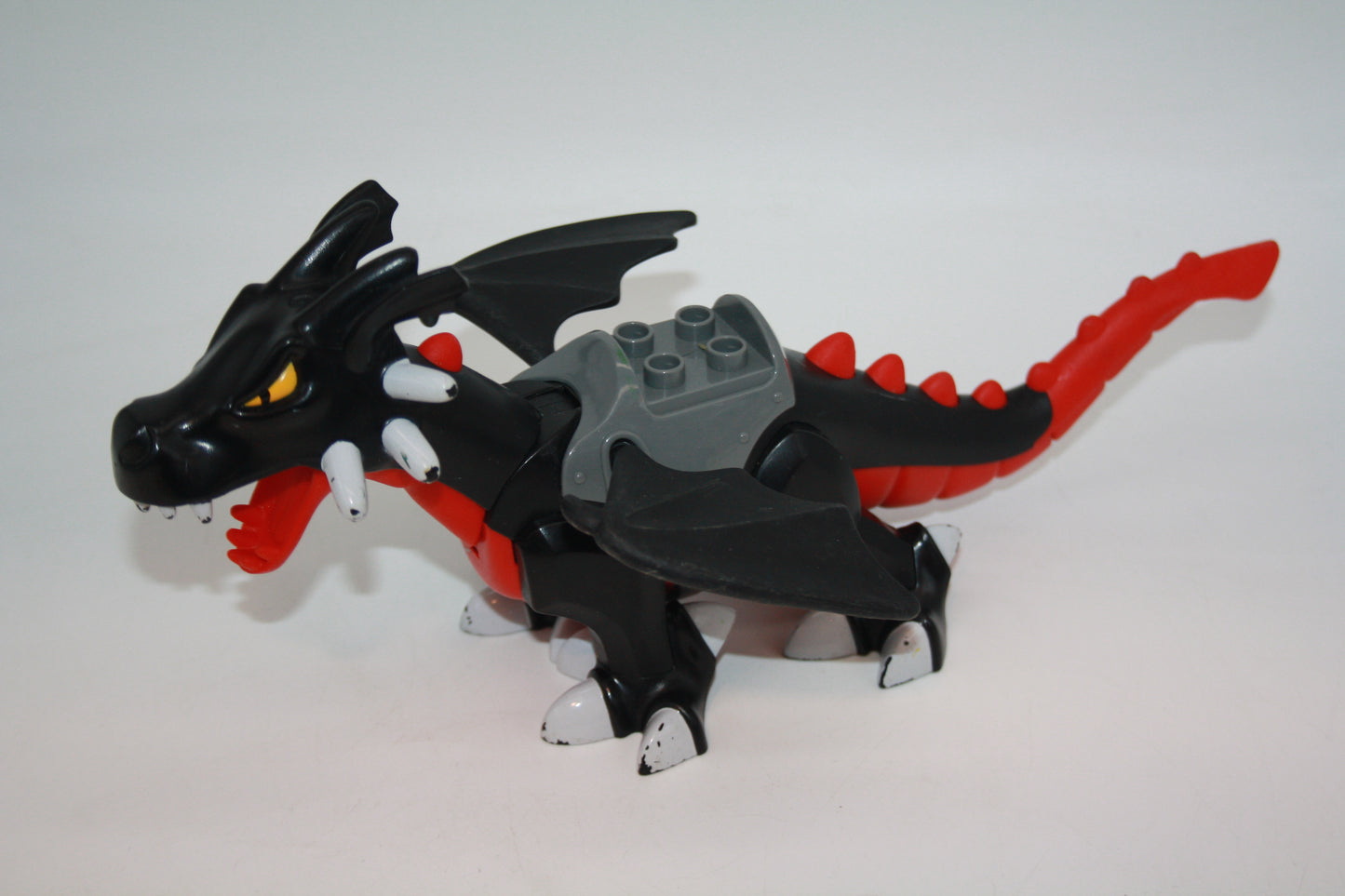 Duplo - großer schwarzer Drache - Ritter/Mittelalter - Tiere