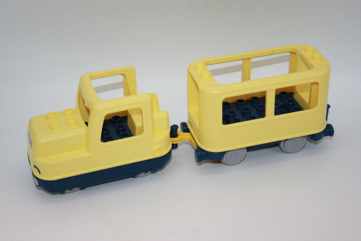 Duplo - E-Lok + Personen im Sparpaket 10248 - Cremegelb - Eisenbahn - Wagon/Waggon - neu/unbespielt