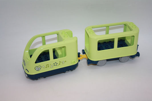 Duplo - E-Lok + Personen im Sparpaket 10477 - Mintgrün - Eisenbahn - Wagon/Waggon - neu/unbespielt