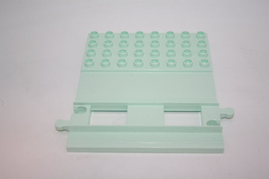 Duplo - Gerades Gleis mit Bauplatte - mint - Schienen/Gleis - Eisenbahn