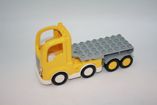 Duplo - LKW m. Auflieger - gelb/grau - LKW/Lastwagen - Fahrzeuge