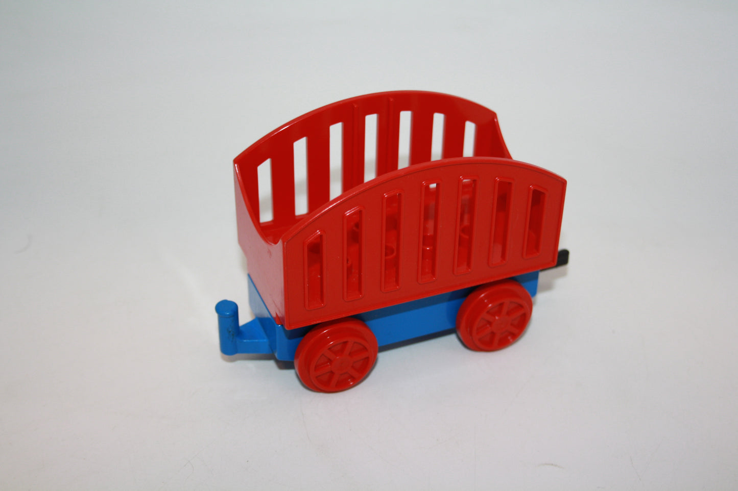 Duplo - alter Heuwagen - rot - Eisenbahn - Wagon/Waggon