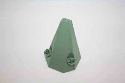 LEGO® - Turmspitze/Turmdach 6x8x9 - 33215/10487/42000 - Sandgrün - Harry Potter