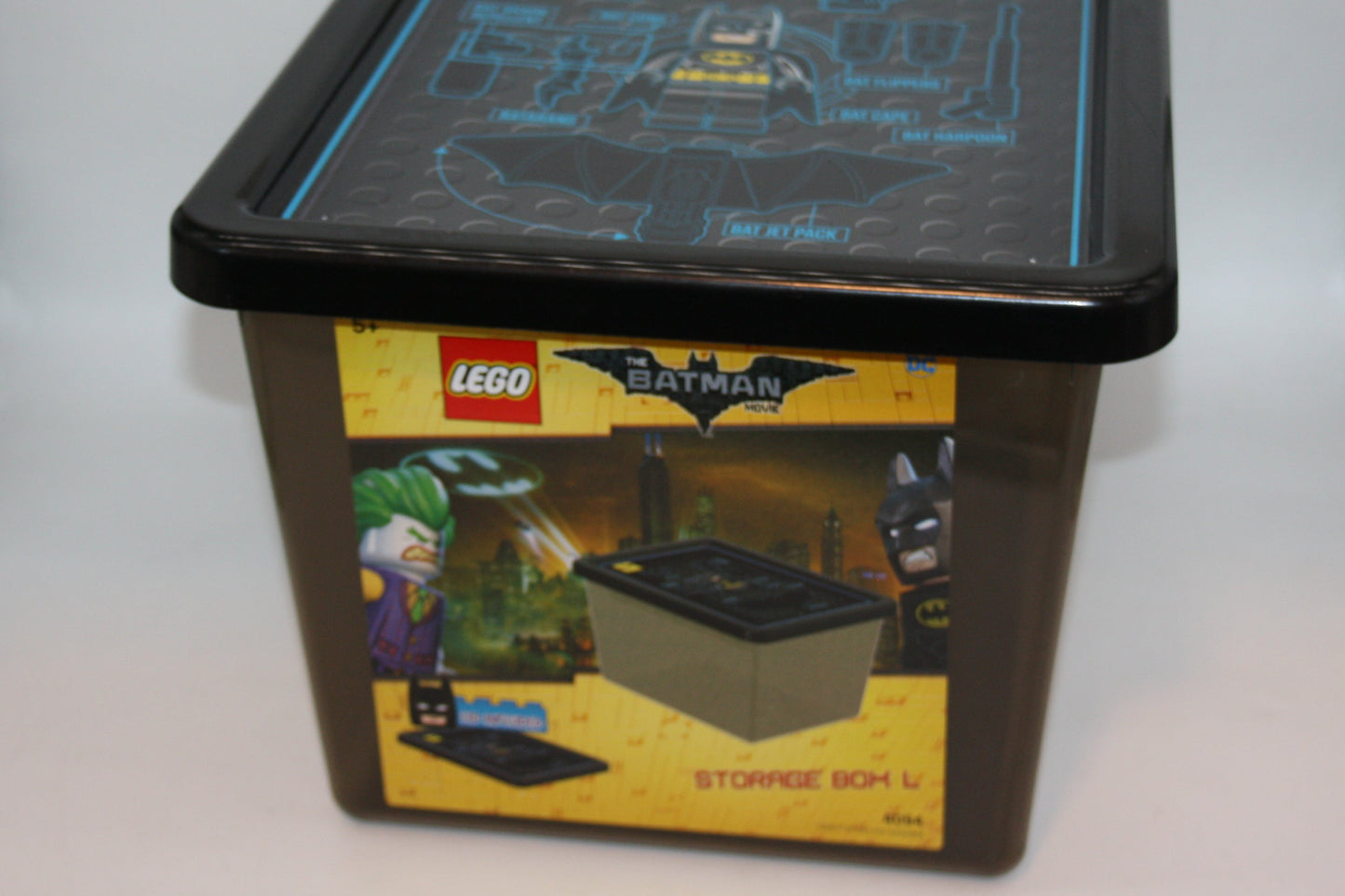 LEGO® - Batman Aufbewahrungsbox, groß, 18 l, stapelbar - durchsichtig schwarz - 4094 - Aufbewahrung