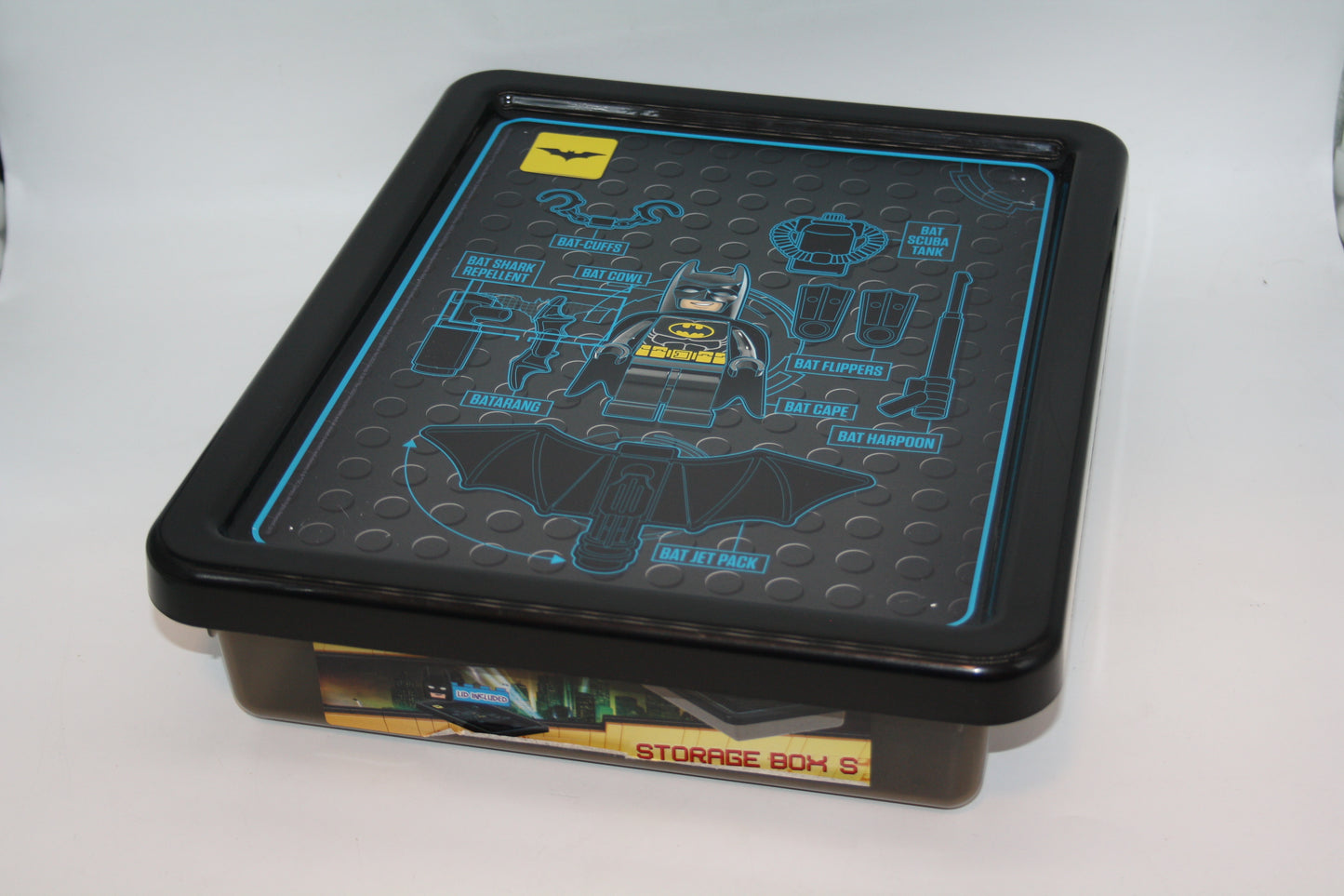 LEGO® - Batman Aufbewahrungsbox, klein, 6 l, stapelbar - durchsichtig schwarz - 4094 - Aufbewahrung