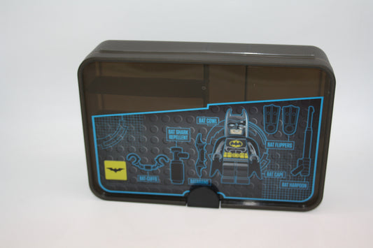 LEGO® - Batman Sortierbox, Aufbewahrungsbox/-kasten mit Fächern, durchsichtig schwarz - Aufbewahrung