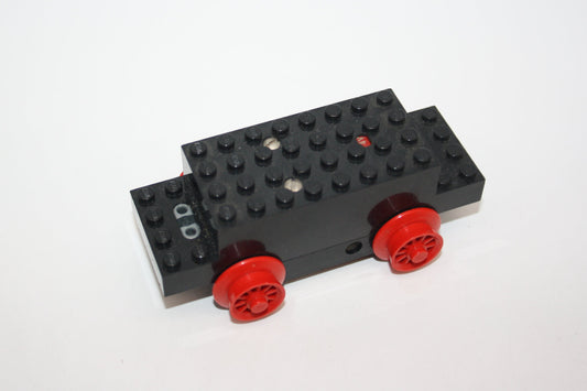 LEGO® Eisenbahn - 4,5v 12x4x3 1/3 Motor mit Reifen - x469b - schwarz - Waggon/Wagon