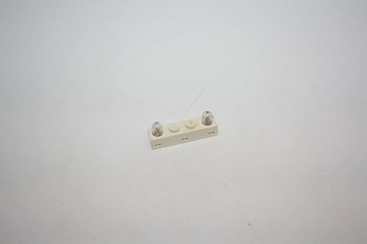 LEGO® - Lichtstein 1x4 mit 2 Lampen oben - 4771c01 - weiß - Stein/Brick