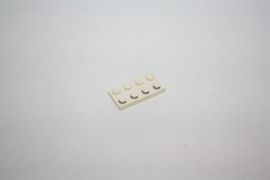 LEGO® - Elektrische Platte 2x4 mit Kontakten - 4757c01 - weiß - Stein/Brick